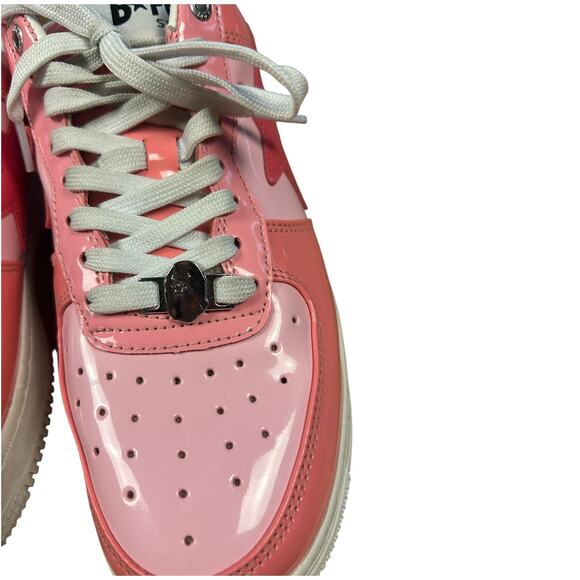 A Bathing Ape Bape Sta Y2K Pink Hype Sneakers - Picture 4 of 9